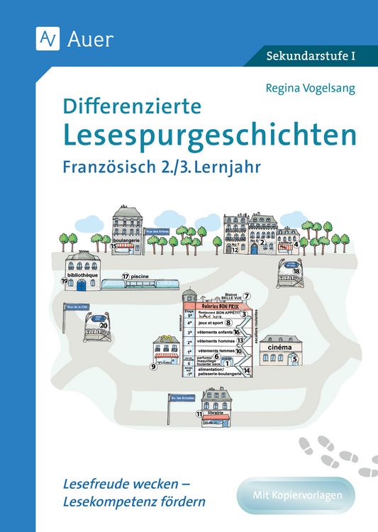 Produktbild: Differenzierte Lesespurgeschichten Franz&ouml;sisch 2-3