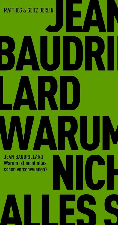 Produktbild: Warum ist nicht alles schon verschwunden?