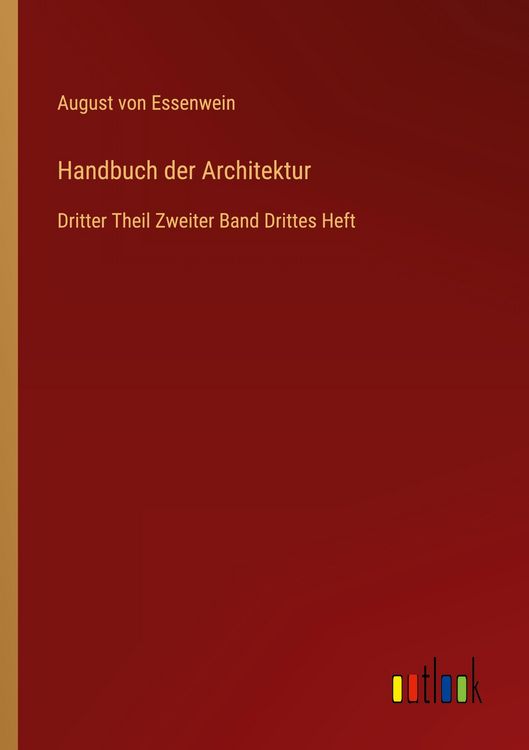 Produktbild: Handbuch der Architektur