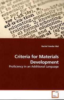 Produktbild: Vander Wal, R: Criteria for Materials Development