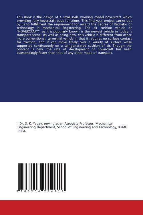 Produktbild: Design and Development of Hovercraft