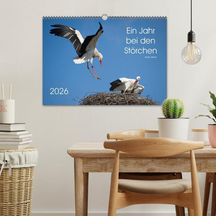 Produktbild: Ein Jahr bei den St&ouml;rchen (Wandkalender 2026 DIN A3 quer), CALVENDO Monatskalender