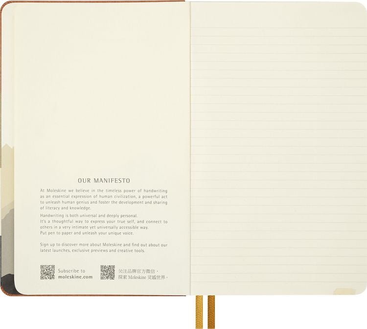 Produktbild: Moleskine Der Herr der Ringe Notizbuch Frodo Sam limitierte Ausgabe, L/A5, liniert, fester Einband