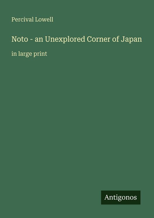 Produktbild: Noto - an Unexplored Corner of Japan