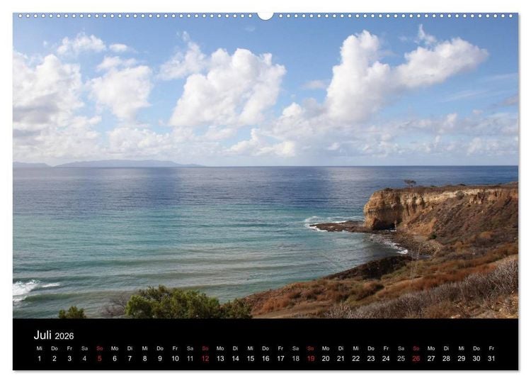 Produktbild: Kalifornien 2026 (hochwertiger Premium Wandkalender 2026 DIN A2 quer), Kunstdruck in Hochglanz
