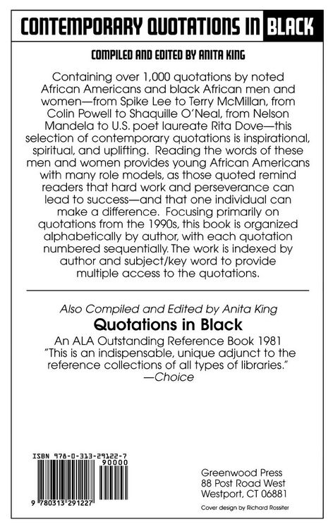 Produktbild: Contemporary Quotations in Black