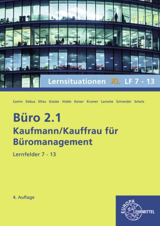 Produktbild: Büro 2.1, Lernsituationen XL, Lernfelder 7 - 13