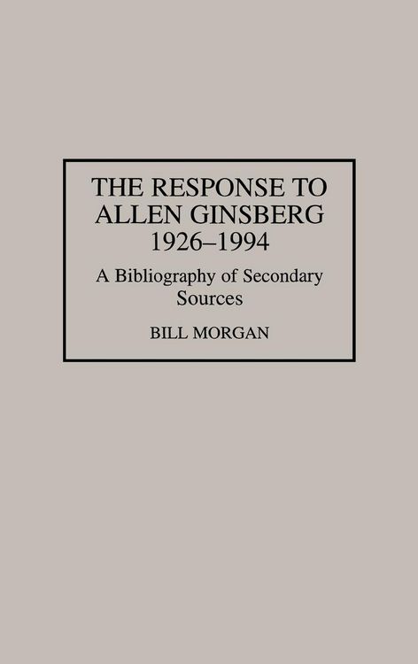Produktbild: The Response to Allen Ginsberg, 1926-1994
