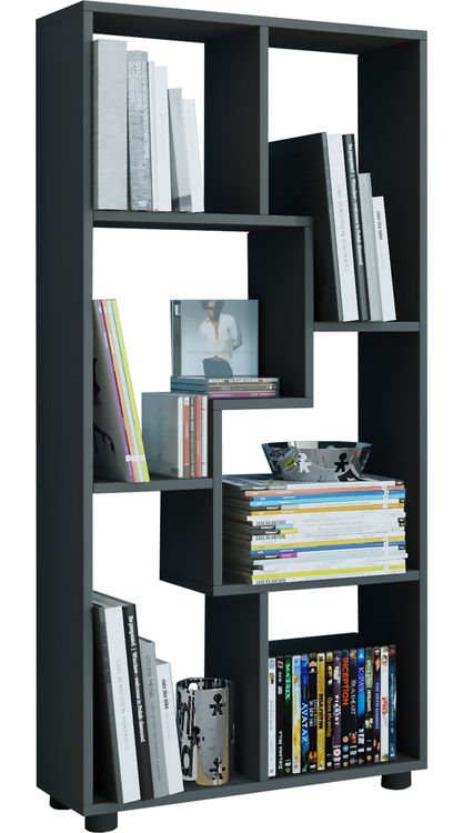 Produktbild: Holz Stand Regal Raumteiler B&uuml;cherregal Blina