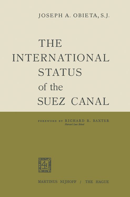 Produktbild: The International Status of the Suez Canal
