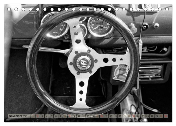 Produktbild: il Cinquecento - Details im Fokus - im Look eines legend&auml;ren Analogfilms (Tischkalender 2025 DIN A5 quer), CALVENDO Monatskalender