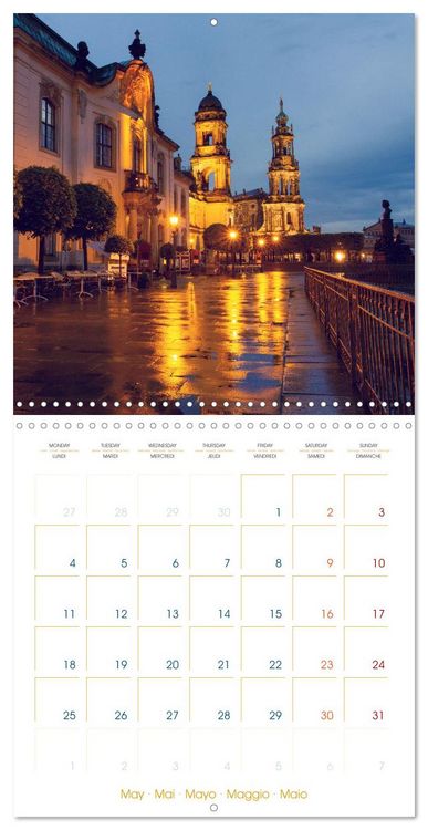 Produktbild: Romantic Dresden (Wall Calendar 2026 12 &times; 12 Inch) CALVENDO 12 Month Wall Calendar
