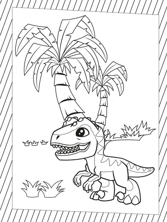 Produktbild: Jurassic World Explorers: Mein buntes Malbuch