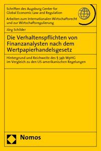 Produktbild: Die Verhaltenspflichten von Finanzanalysten nach dem Wertpapierhandelsgesetz