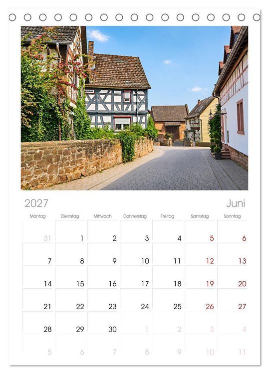 Produktbild: Tischplaner 2027 - Gelnhausen Meerholz und Hailer (A5 Tischkalender zum Aufstellen) CALVENDO