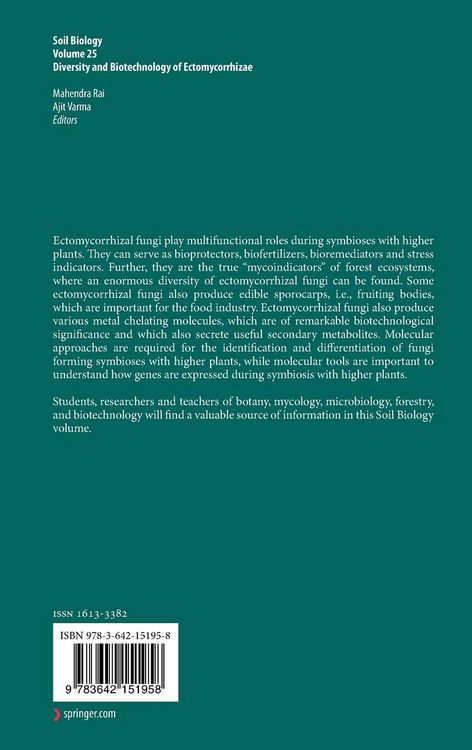 Produktbild: Diversity and Biotechnology of Ectomycorrhizae