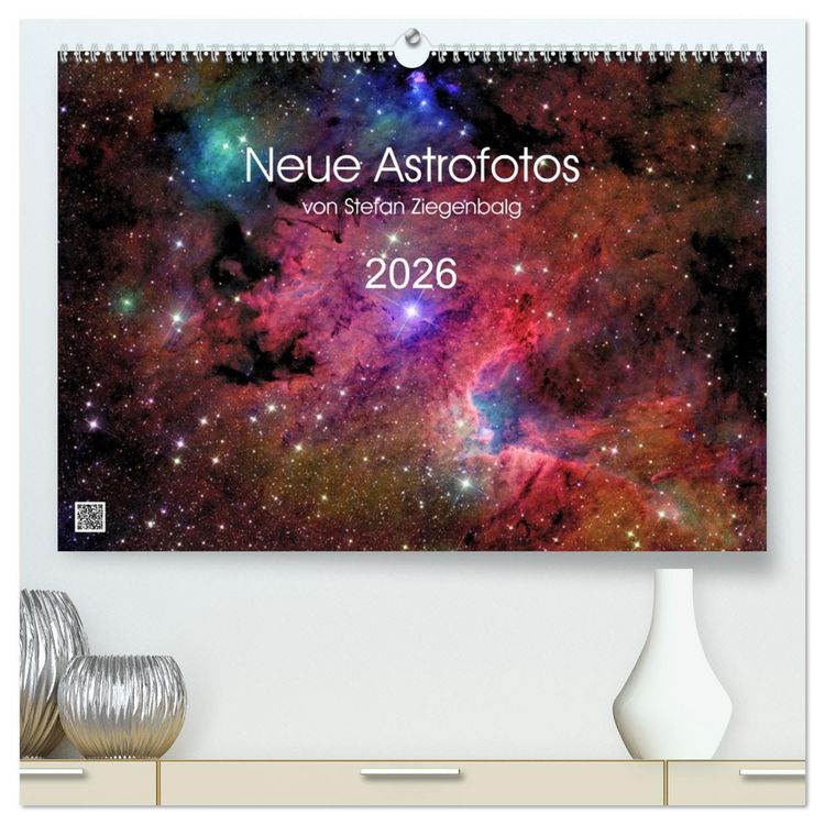 Produktbild: Neue Astrofotos von Stefan Ziegenbalg (hochwertiger Premium Wandkalender 2026 DIN A2 quer), Kunstdruck in Hochglanz