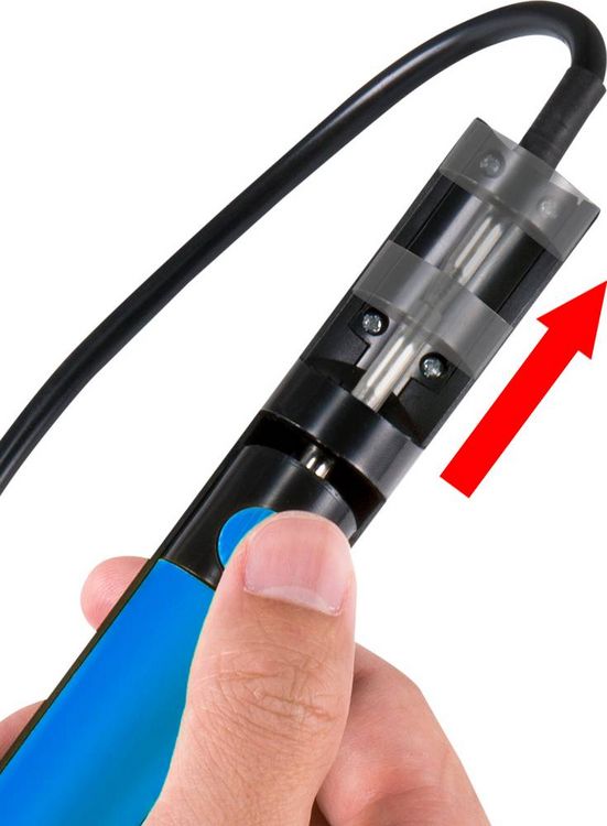 Produktbild: Basetech LWK-211 Entl&ouml;tkolben 230 V 40 W Bleistiftform 450 &deg;C (max) inkl. Entl&ouml;tsaugpumpe, inkl. L&ouml;tspitze