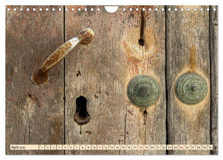Produktbild: Andalusische T&uuml;ren (Wandkalender 2026 DIN A4 quer), CALVENDO Monatskalender
