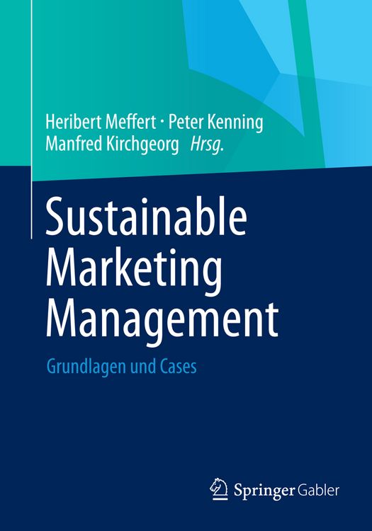 Produktbild: Sustainable Marketing Management