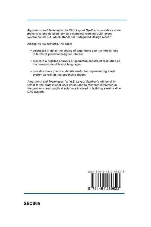 Produktbild: Algorithms and Techniques for VLSI Layout Synthesis