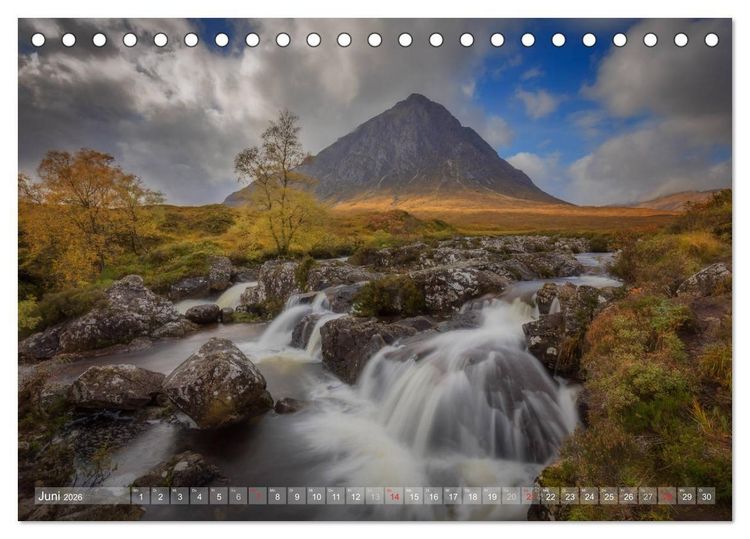 Produktbild: Herbstliches Schottland (Tischkalender 2026 DIN A5 quer), CALVENDO Monatskalender