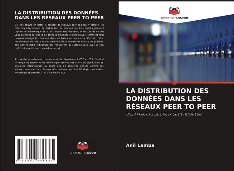 Produktbild: LA DISTRIBUTION DES DONN&Eacute;ES DANS LES R&Eacute;SEAUX PEER TO PEER