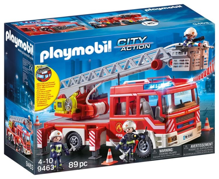 Produktbild: PLAYMOBIL&reg; 9463 City Action Feuerwehr-Leiterfahrzeug