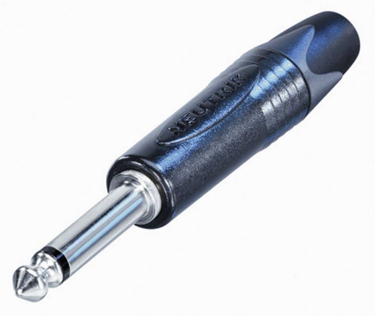 Produktbild: Neutrik NP2X-BAG-CON Klinken-Steckverbinder 6.35 mm Stecker, gerade Polzahl: 2 Mono Schwarz 1 St.