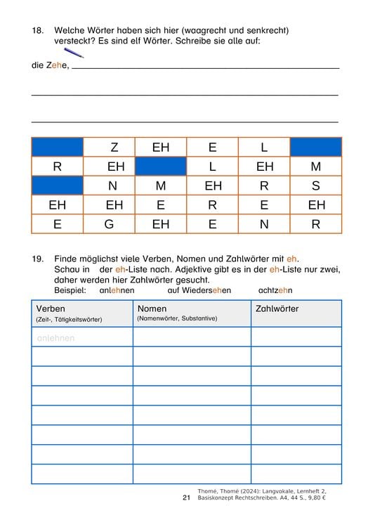 Produktbild: Langvokale