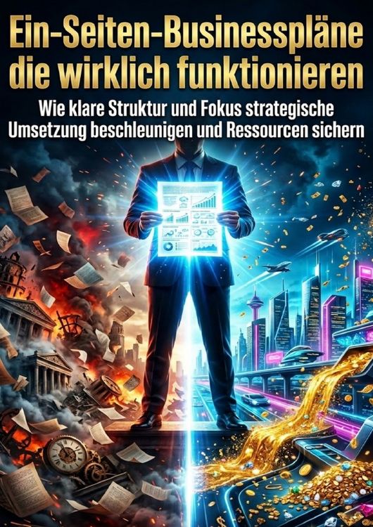 Produktbild: Ein‑Seiten‑Businesspl&auml;ne die wirklich funktionieren