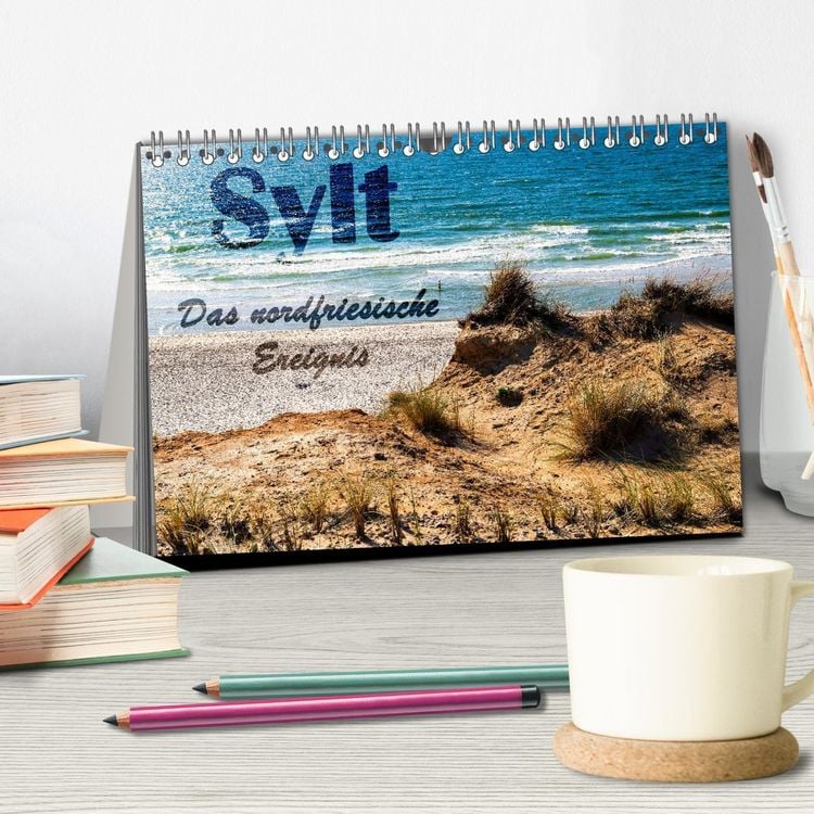 Produktbild: Sylt - Das nordfriesische Ereignis (Tischkalender 2026 DIN A5 quer), CALVENDO Monatskalender