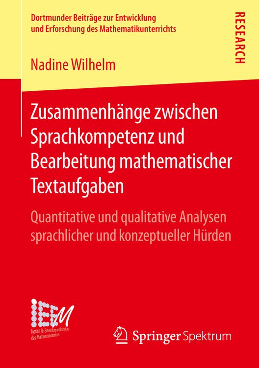 Produktbild: Zusammenh&auml;nge zwischen Sprachkompetenz und Bearbeitung mathematischer Textaufgaben