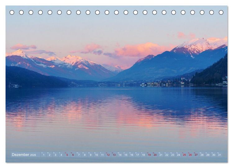 Produktbild: Bergseen zum Tr&auml;umen (Tischkalender 2026 DIN A5 quer), CALVENDO Monatskalender