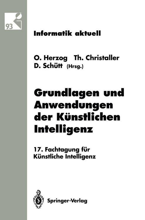 Produktbild: Grundlagen und Anwendungen der K&uuml;nstlichen Intelligenz