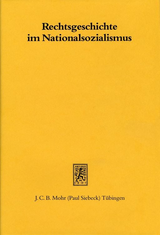 Produktbild: Rechtsgeschichte im Nationalsozialismus