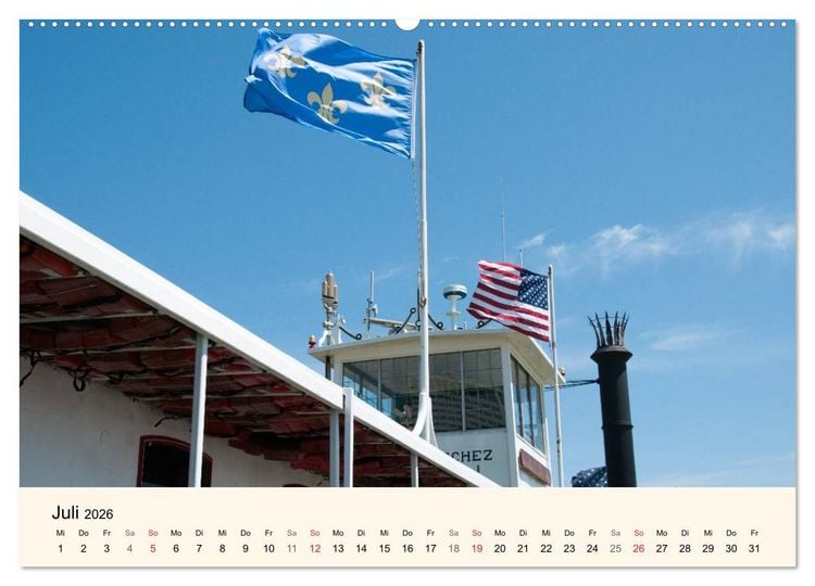 Produktbild: Sommer in New Orleans (Wandkalender 2026 DIN A2 quer), CALVENDO Monatskalender