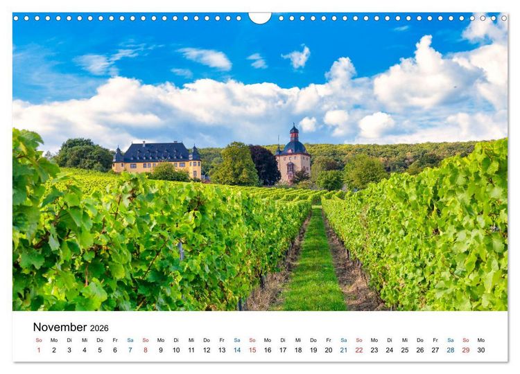 Produktbild: Rheingau - Rhein Riesling Kultur (Wandkalender 2026 DIN A3 quer), CALVENDO Monatskalender