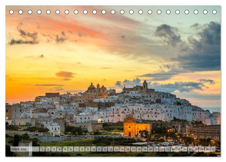 Produktbild: Italien von der Toskana nach Sizilien (Tischkalender 2026 DIN A5 quer), CALVENDO Monatskalender