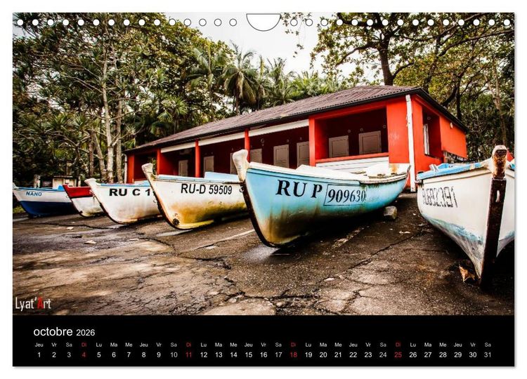 Produktbild: Paysages de La R&eacute;union (Calendrier mural 2026 DIN A4 vertical), CALVENDO calendrier mensuel