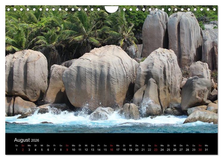 Produktbild: Seychellen (Wandkalender 2026 DIN A4 quer), CALVENDO Monatskalender