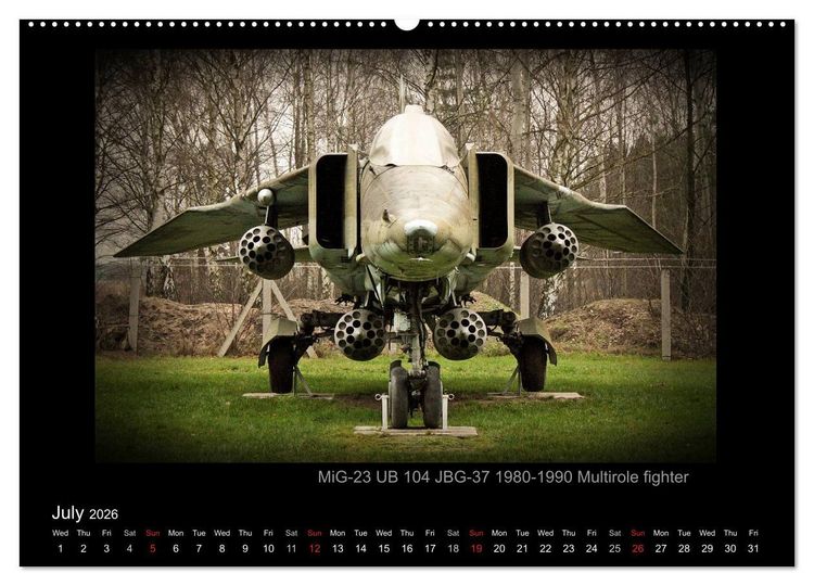 Produktbild: Airplanes and Helicopters of NVA 1957 - 1991 (High Quality Premium Wall Calendar 2026 DIN A2 landscape),CALVENDO 12 Month Wall Calendar