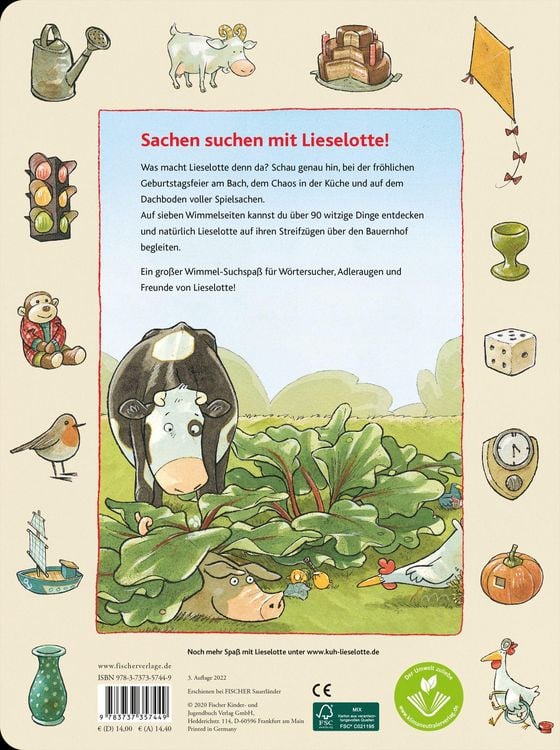 Produktbild: Was sucht Lieselotte? Das gro&szlig;e Such-und-Finde-Wimmelbuch