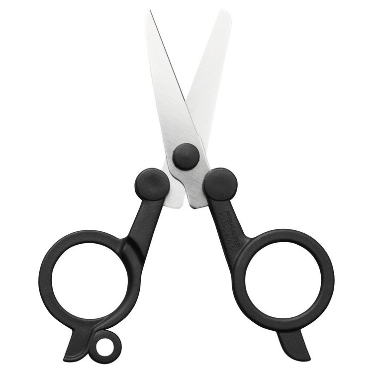 Produktbild: Fiskars ReNew Klappschere, klappbare Schere, Reiseschere, 11 cm