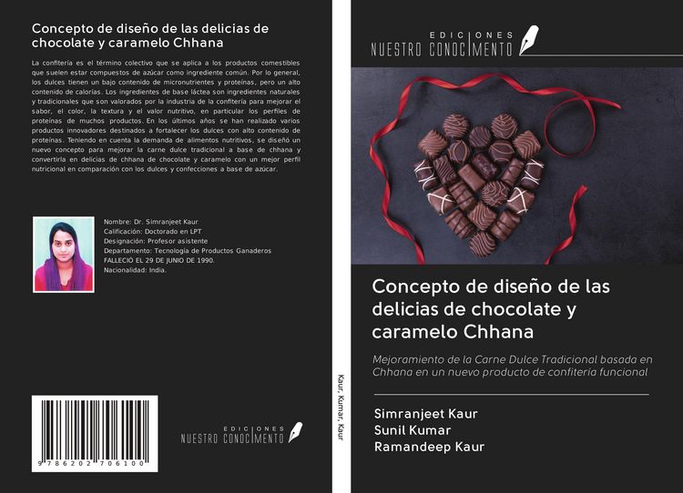 Produktbild: Concepto de dise&ntilde;o de las delicias de chocolate y caramelo Chhana