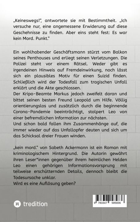 Produktbild: Kein mord.