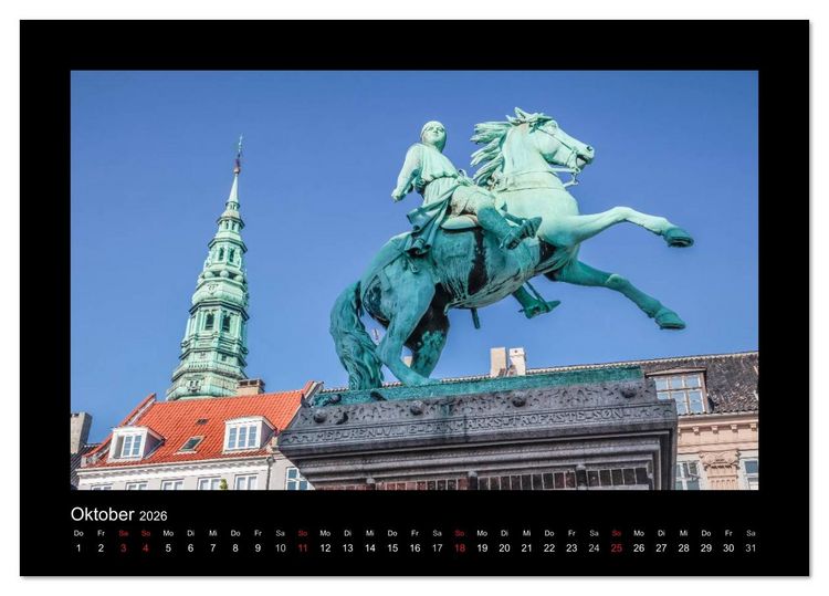 Produktbild: Kopenhagen (Tischkalender 2026 DIN A5 quer), CALVENDO Monatskalender