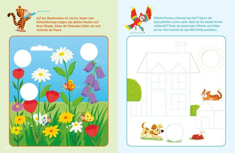 Produktbild: Sticker-R&auml;tsel f&uuml;r Kindergarten-Kids. Farben und Formen