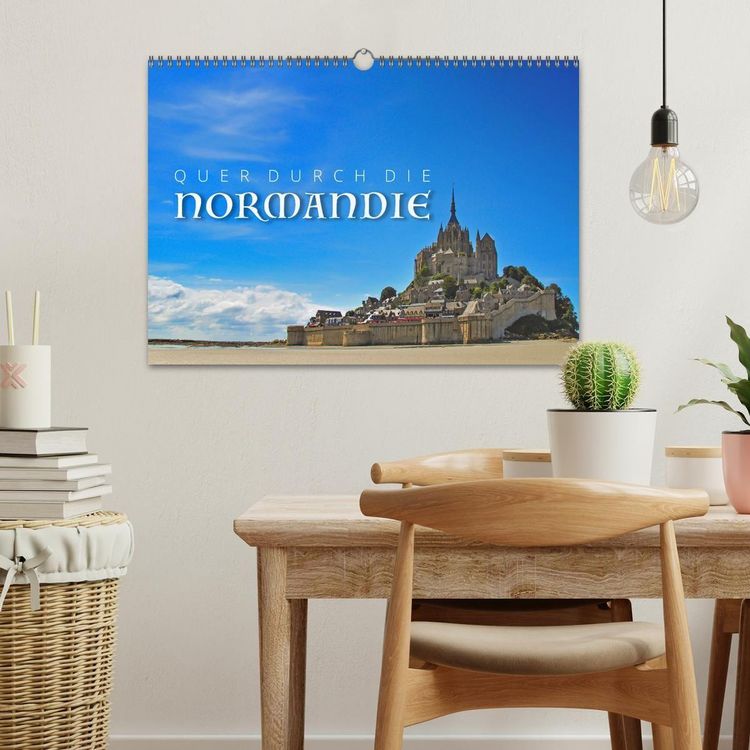 Produktbild: Quer durch die Normandie (Wandkalender 2027 DIN A3 quer), CALVENDO Monatskalender