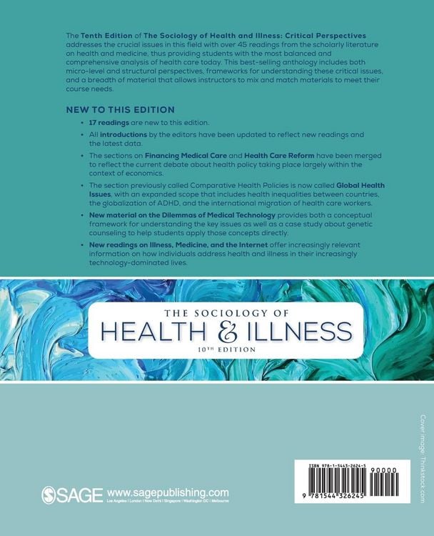 Produktbild: The Sociology of Health and Illness
